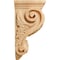 Ekena Millwork 4 1/2"W x 5"D x 10"H Medium Grape Corbel, Red Oak CORW04X05X10GRRO - alternate 4